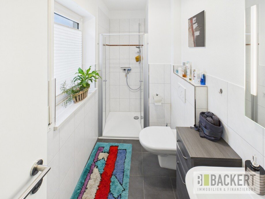 G�ste-WC mit Dusche Bungalow Burgkunstadt