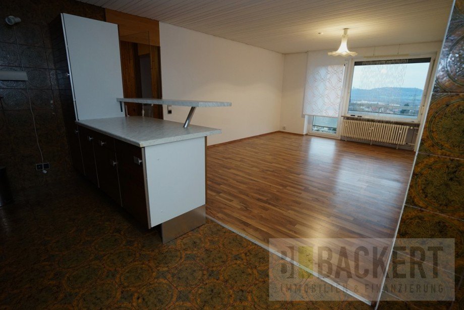 Wohnzimmer mit K�che Penthousewohnung Lichtenfels