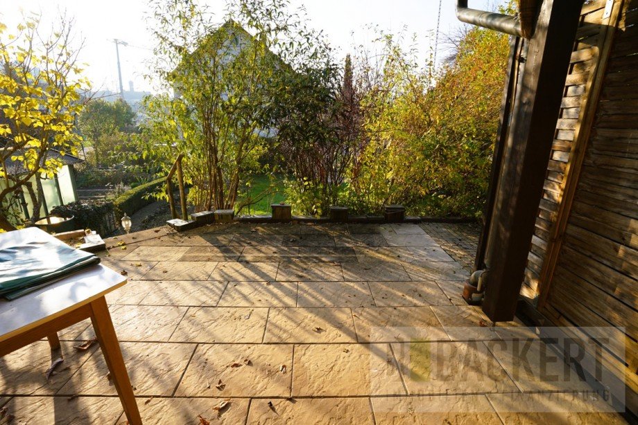 Terrasse Doppelhaush�lfte Weismain