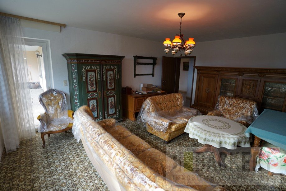 Wohnzimmer Kellergeschoss Einfamilienhaus Mainleus