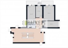 Grundriss Renovierungsbed�rftige 3-Zimmer-Wohnung �ber den D�chern von Lichtenfels!