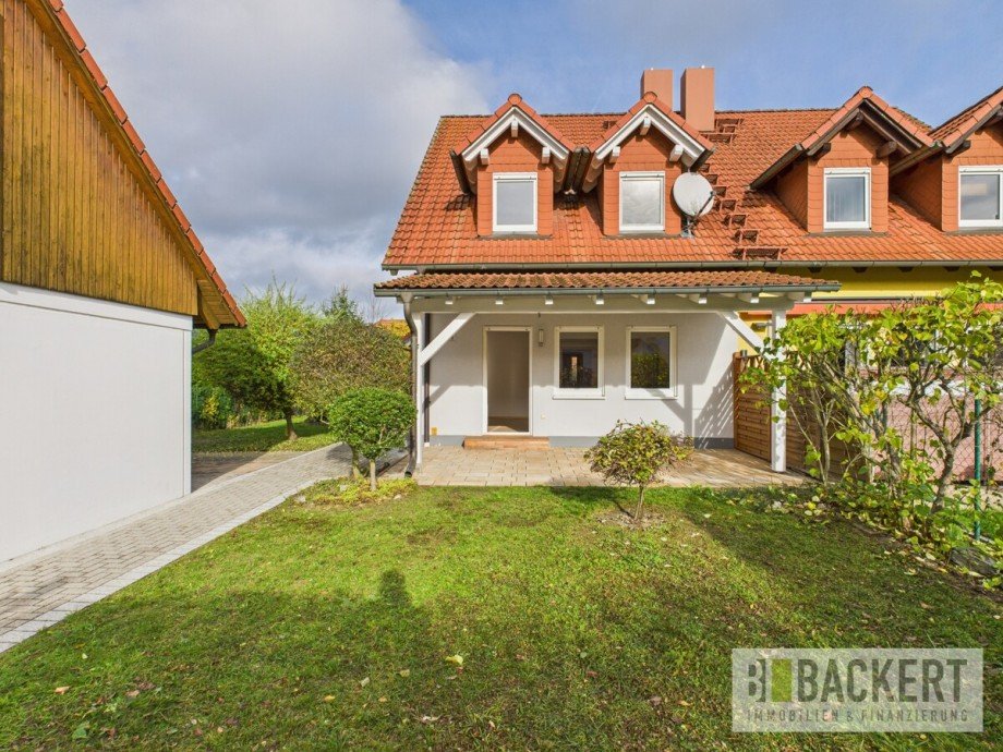 Gartenansicht Doppelhaush�lfte Altenkunstadt