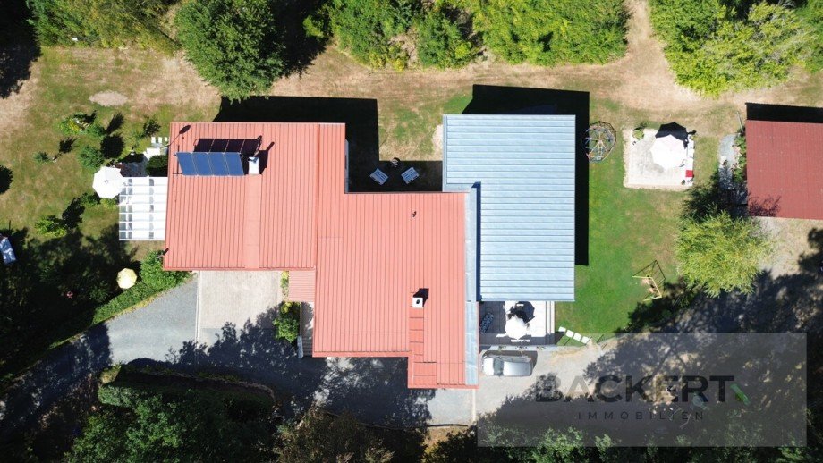 Luftaufnahme Zweifamilienhaus Stockheim