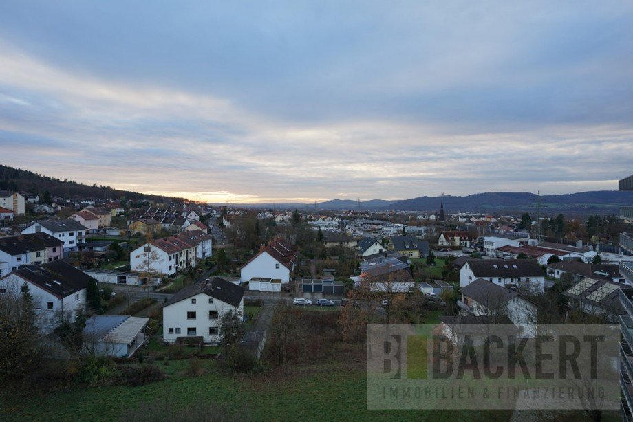 Aussicht vom Balkon Etagenwohnung Lichtenfels