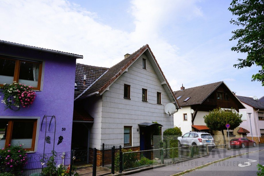 Ansicht Stra�enseite Doppelhaush�lfte R�dental