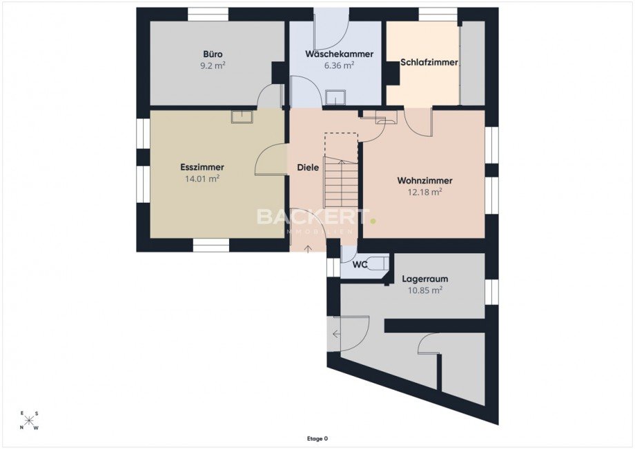 Grundriss Erdgeschoss Einfamilienhaus Burgkunstadt
