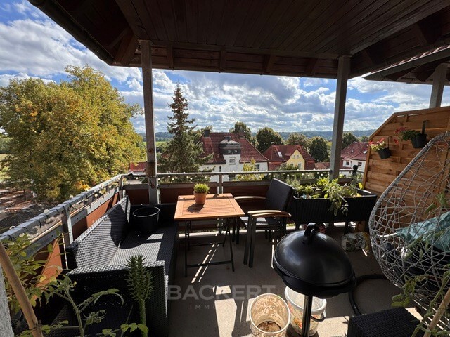 Balkon Dachgeschosswohnung Mainleus / Hornschuchshausen