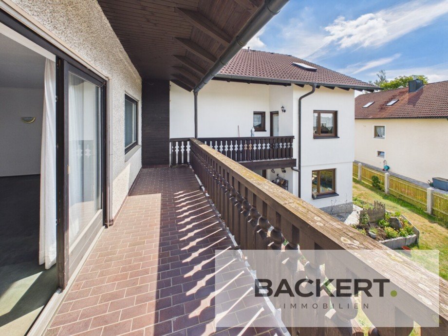 Balkon Zweifamilienhaus Wiesau / Sch�nhaid