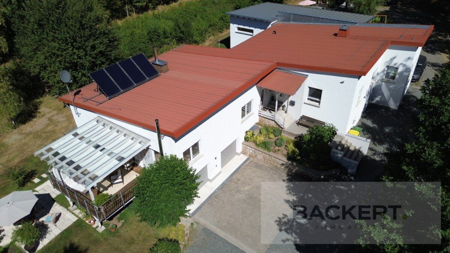 Luftaufnahme Zweifamilienhaus Stockheim