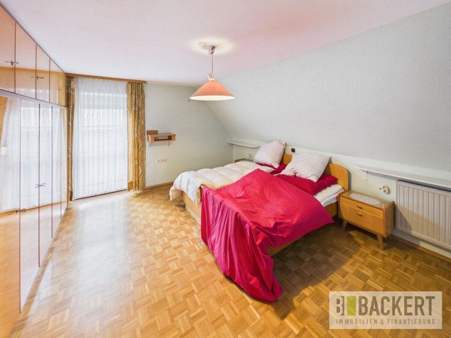 Schlafzimmer OG Einfamilienhaus Steinwiesen / Nurn