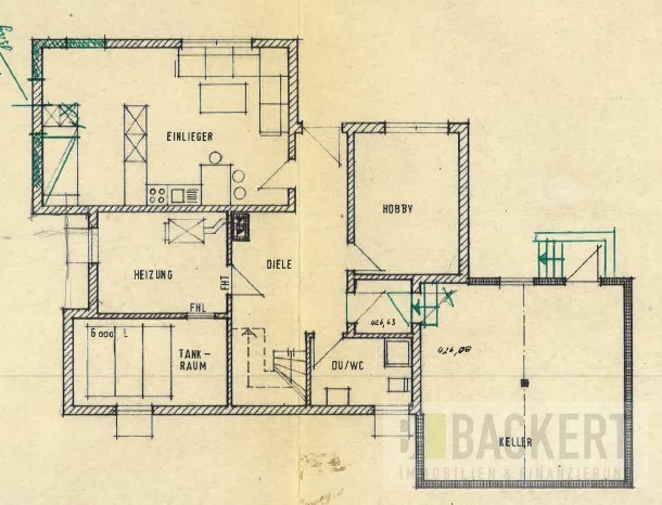 Grundriss KG Einfamilienhaus Bayreuth