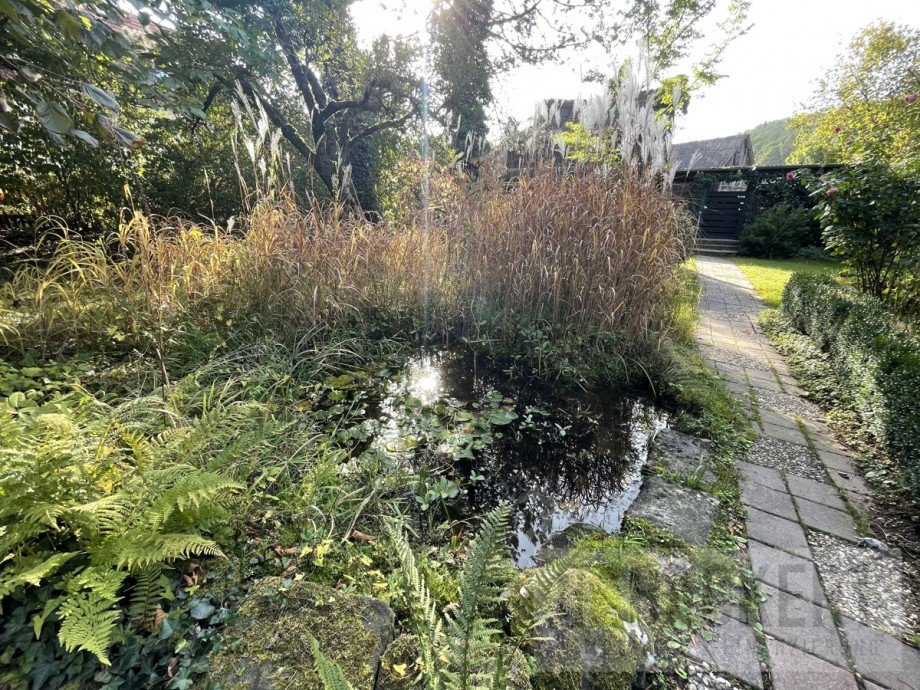 Gartenteich Landhaus Trebgast