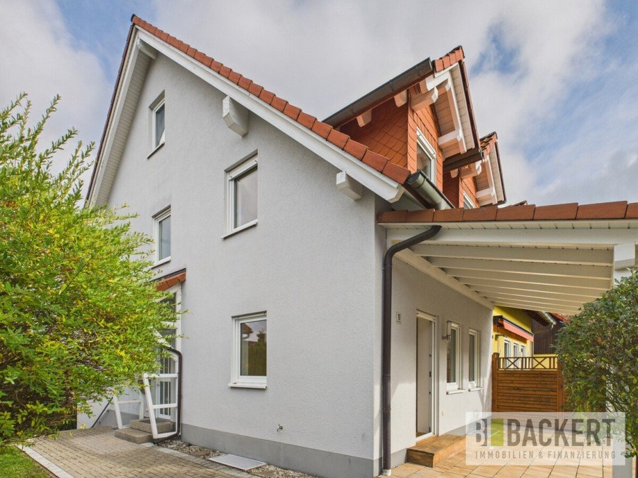 Ansicht Hauseingang Doppelhaush�lfte Altenkunstadt