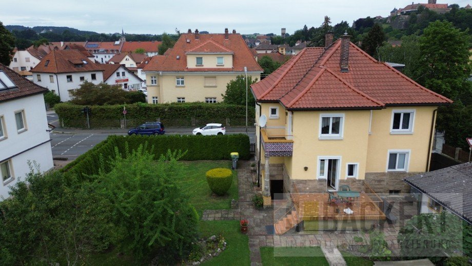 Ansicht Gartenseite Zweifamilienhaus Kronach