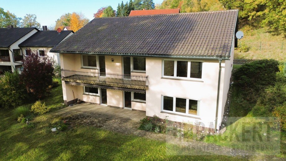 Ansicht Gartenseite Einfamilienhaus Mainleus