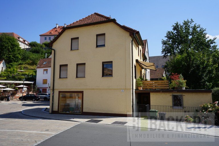 Seitenansicht Burgkunstadt Haus Wohn- und Gesch�ftshaus in absolut zentraler Lage von Burgkunstadt!