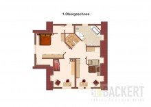 Grundriss Dachgeschoss Gro�es Familiendomizil nur ca. 15 Min. von Bayreuth!