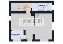 Grundriss EG Umfangreich renovierte Doppelhaush�lfte in Michelau i. Ofr- OT. Frei ab sofort!