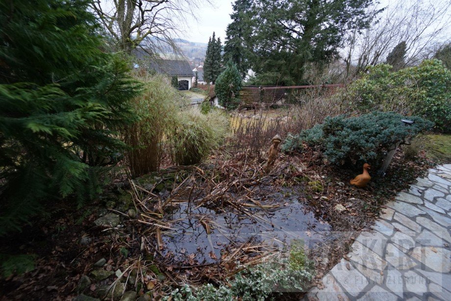 Blick von der Terrasse Einfamilienhaus Bindlach