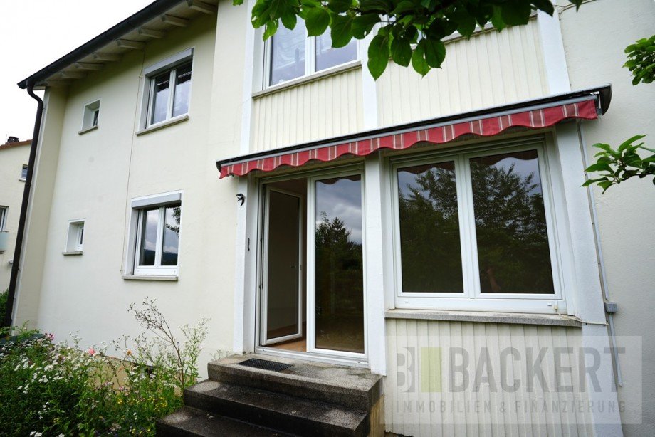 Ansicht Gartenseite Zweifamilienhaus Kulmbach
