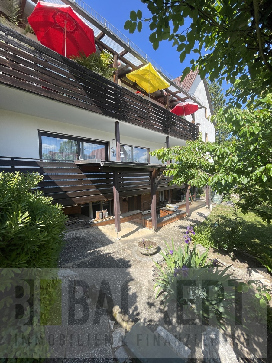 Ansicht vom Garten Mehrfamilienhaus Hersbruck