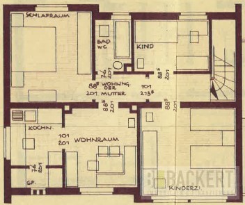 Grundriss DG Zweifamilienhaus Kulmbach