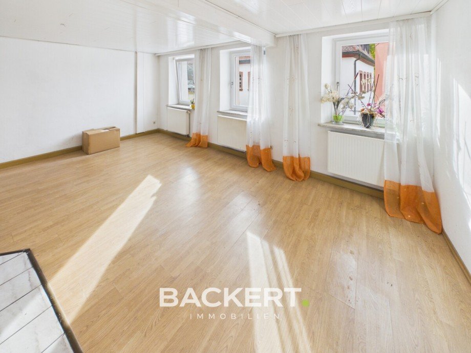 Wohnzimmer Obergeschoss Reihenmittelhaus Wunsiedel