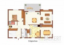 Grundriss Erdgeschoss Ger�umiges Zweifamilienhaus im Herzen von Weismain.