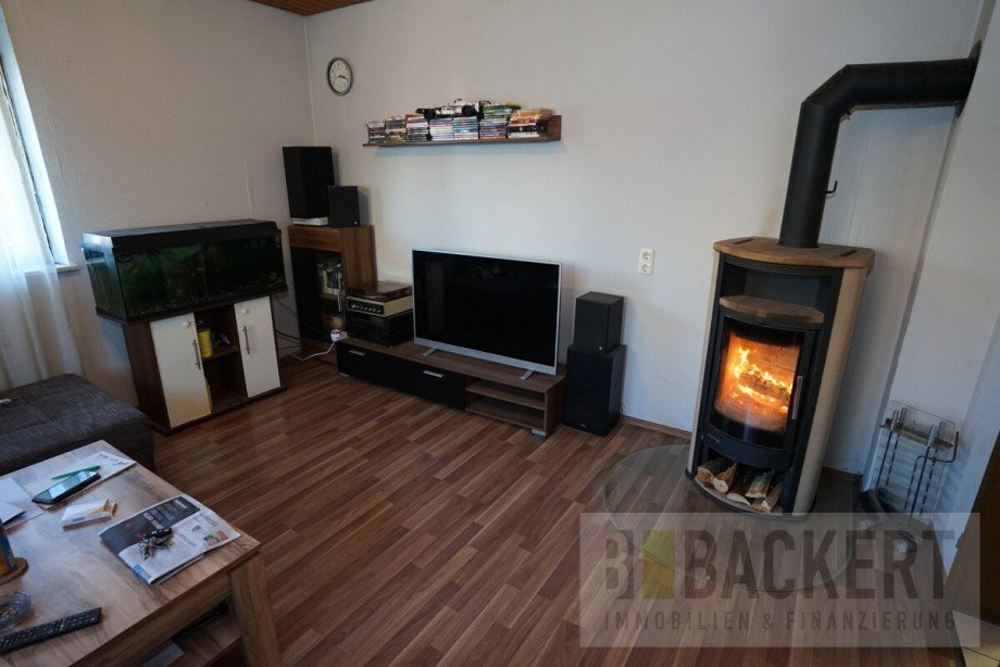 Wohnzimmer EG Zweifamilienhaus Untersteinach