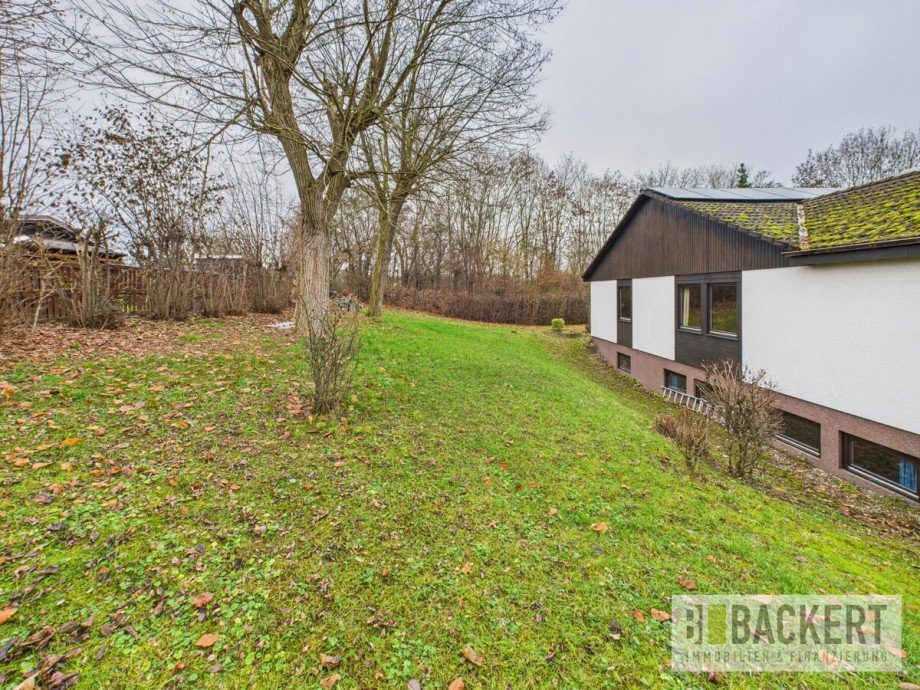 Gartenbereich Einfamilienhaus Bayreuth