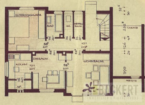Grundriss EG Zweifamilienhaus Kulmbach