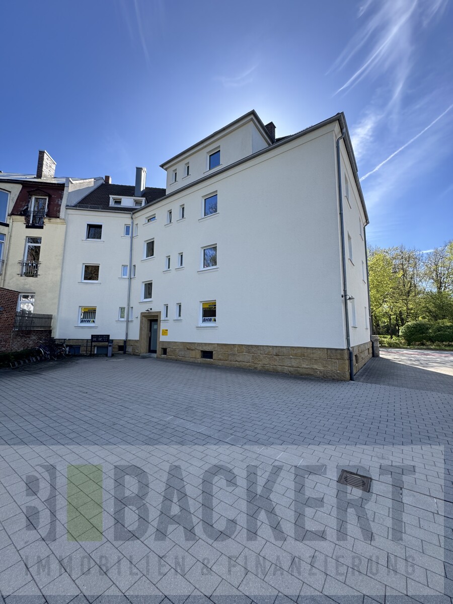 R�ckansicht Geb�ude B�rohaus Bayreuth