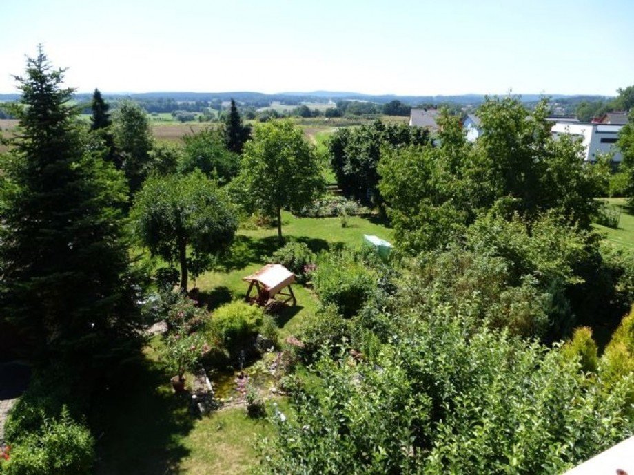 Ausblick Balkon Dachgeschosswohnung Kulmbach