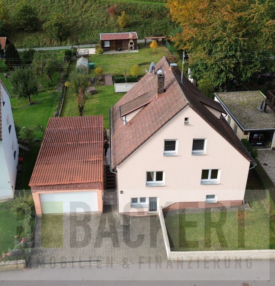 Luftaufnahme Zweifamilienhaus Weismain