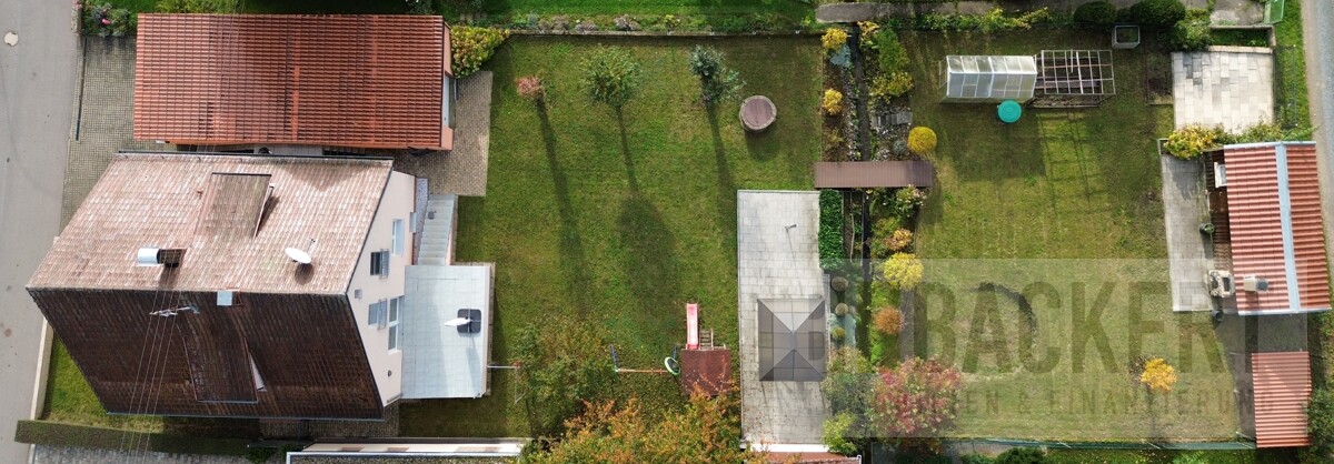 Luftuafnahme Zweifamilienhaus Weismain