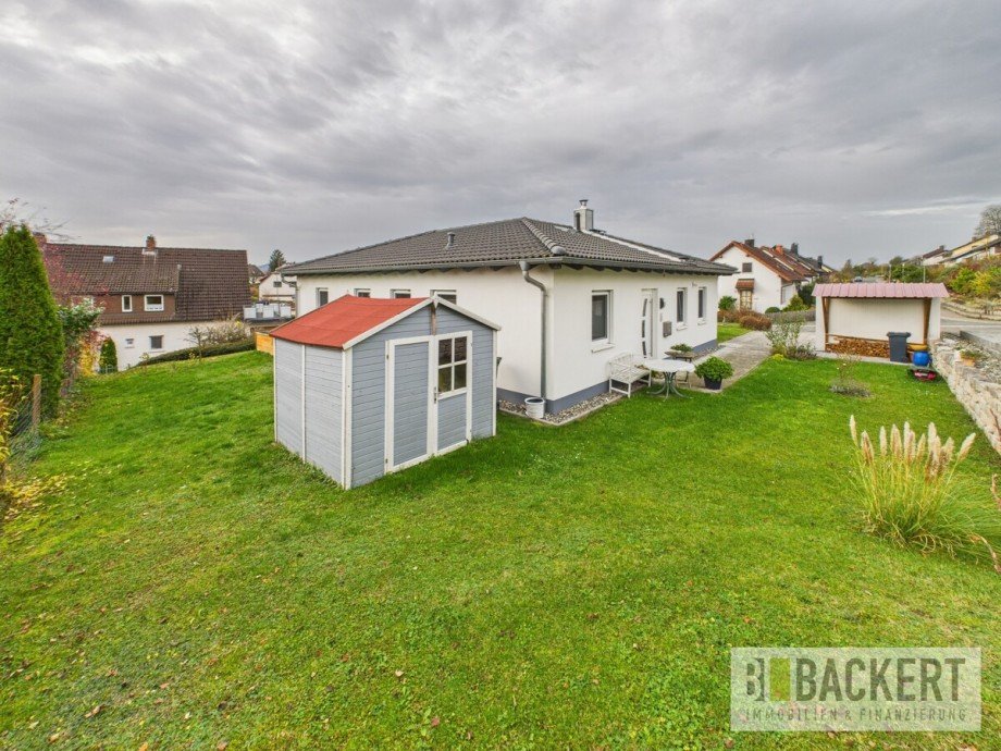 Seitenansicht Bungalow Burgkunstadt