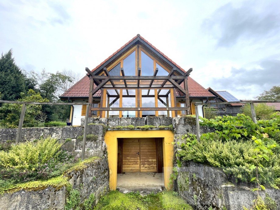 Ansicht Gartenseite Einfamilienhaus Weismain