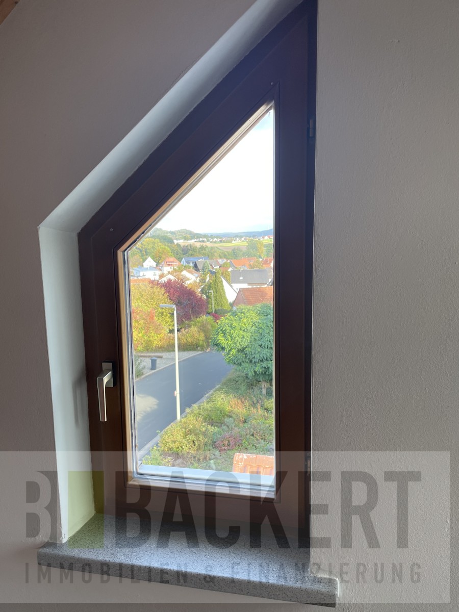 Blick vom Schlafzimmer Einfamilienhaus Michelau in Oberfranken / Schw�rbitz