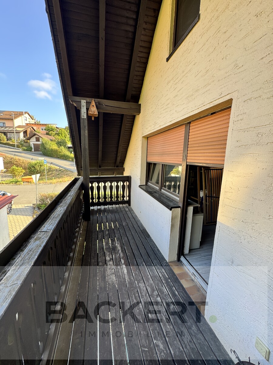 Balkon DG Zweifamilienhaus Untersteinach