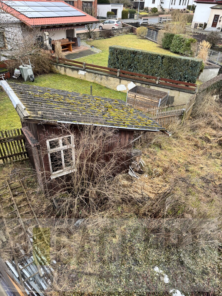 Gartenh�tte Doppelhaush�lfte Floh-Seligenthal
