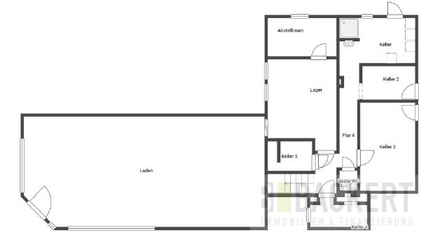 Grundriss Keller u. Gewerbe Haus Altenkunstadt