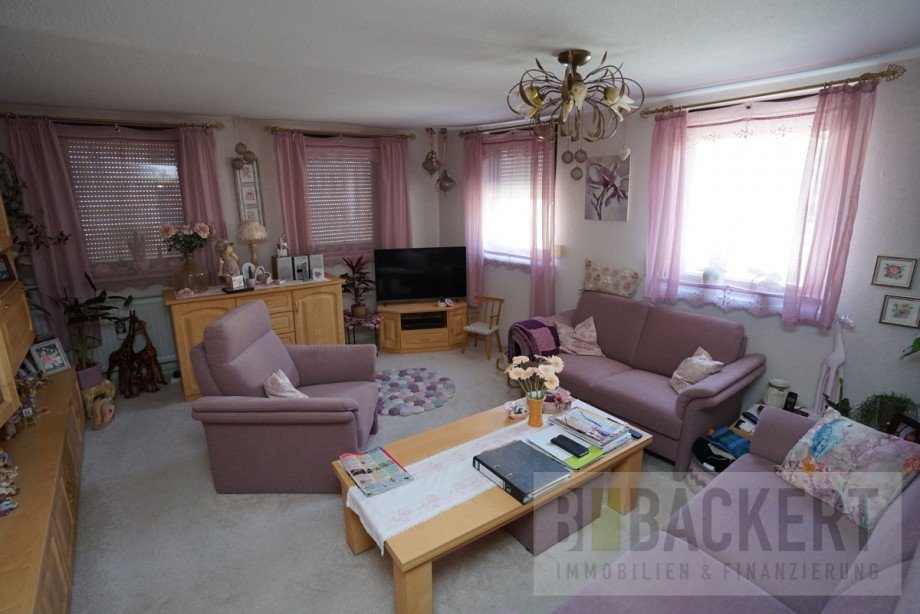 Wohnzimmer im Obergeschoss Haus Burgkunstadt