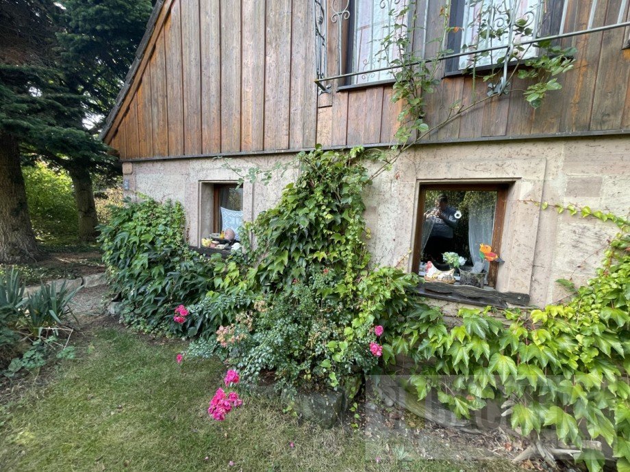 Seitenansicht Altbestand Landhaus Trebgast