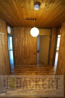 Flurbereich Gro�e und helle 4-Zimmer-Wohnung �ber den D�chern von Lichtenfels. Oberste Etage!