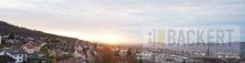 Ausblick Gro�e und helle 4-Zimmer-Wohnung �ber den D�chern von Lichtenfels. Oberste Etage!