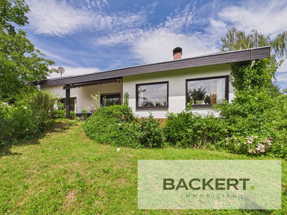Ansicht Gartenseite Bungalow Mainleus / Schmeilsdorf
