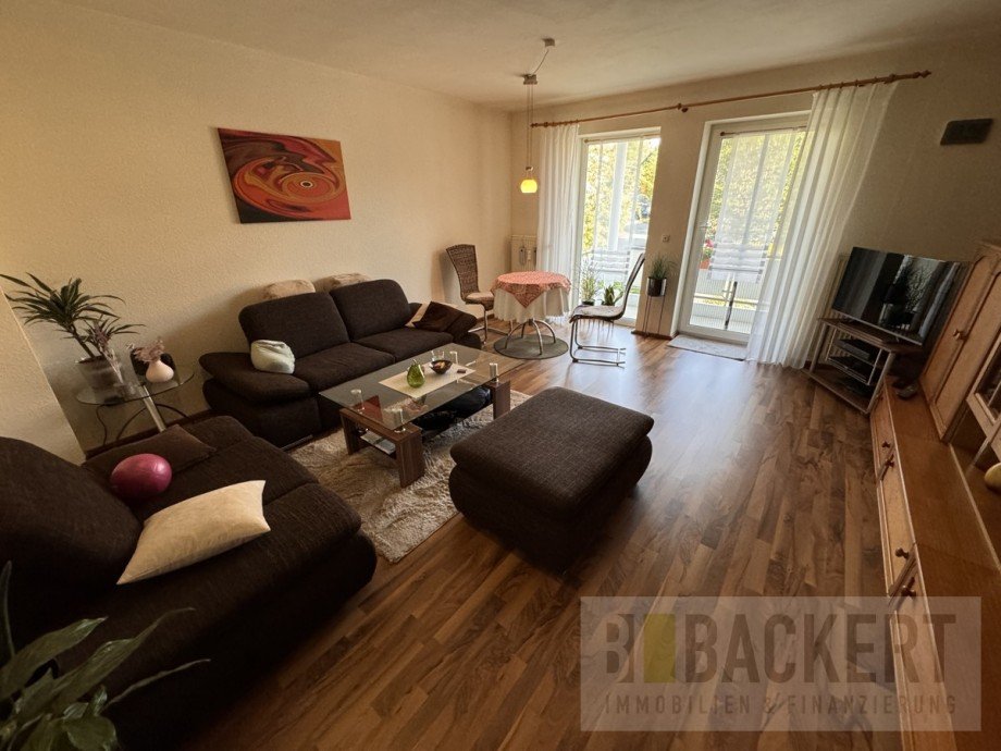 Wohnzimmer Etagenwohnung Kulmbach