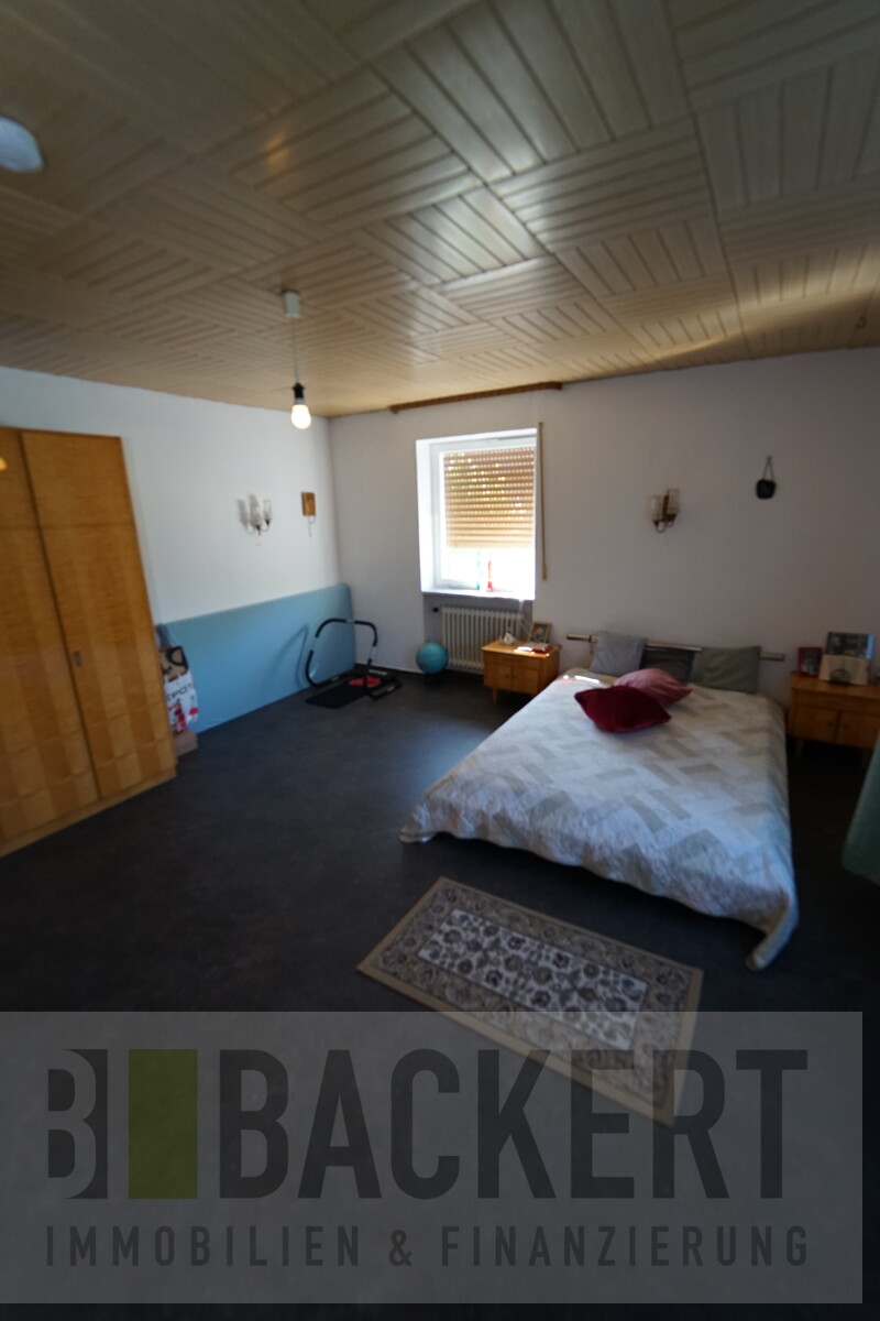 Schlafzimmer Erdgeschoss Zweifamilienhaus Mainleus