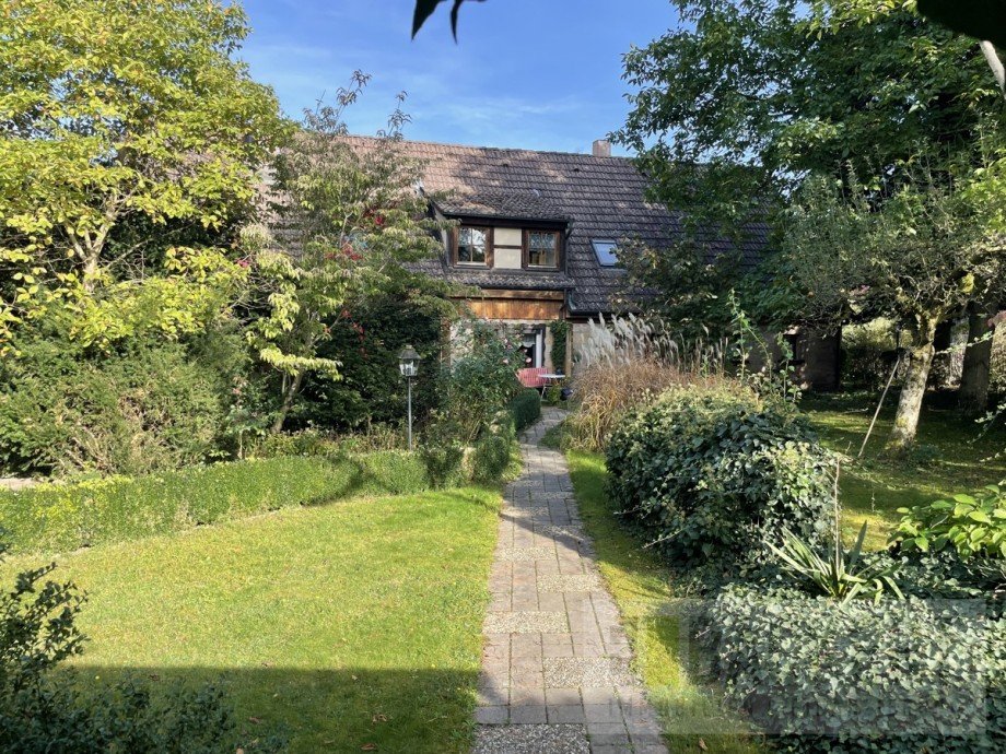Frontalansicht Landhaus Trebgast