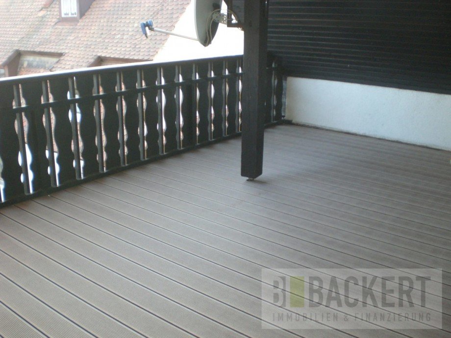 Balkon im DG Mehrfamilienhaus Michelau in Oberfranken